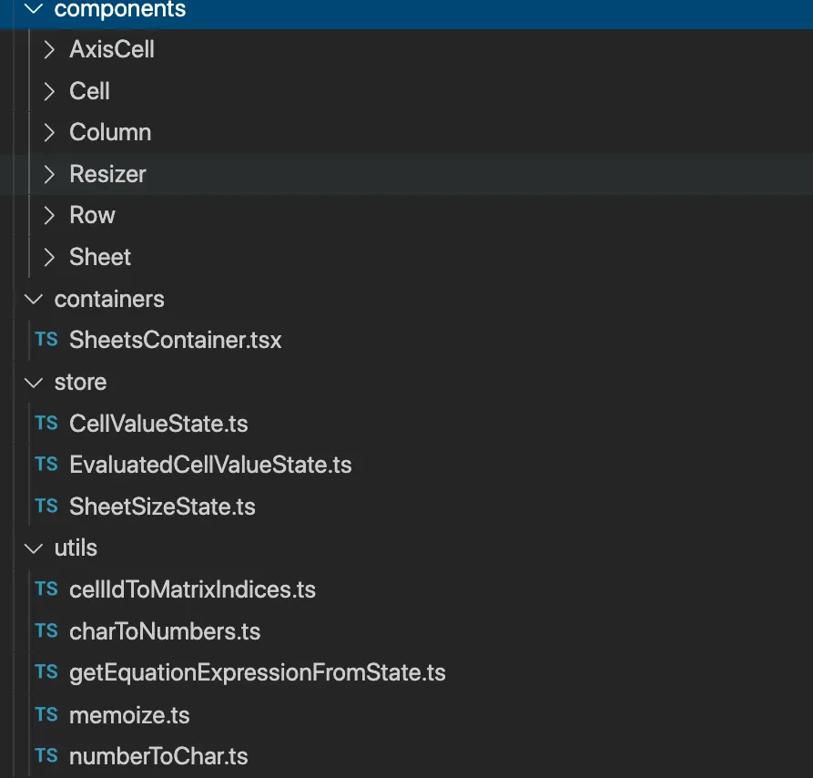 XlSheets application files directory